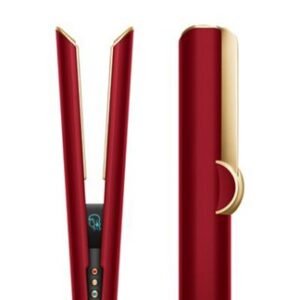 Plancha secador de pelo Dyson Airstrait™ (Red velvet/Gold) de mojado a seco